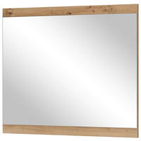 ZIDNO OGLEDALO  85/70/2 cm     - hrast artisan, Prirodno, staklo/pločasti materijal (85/70/2cm) - Xora