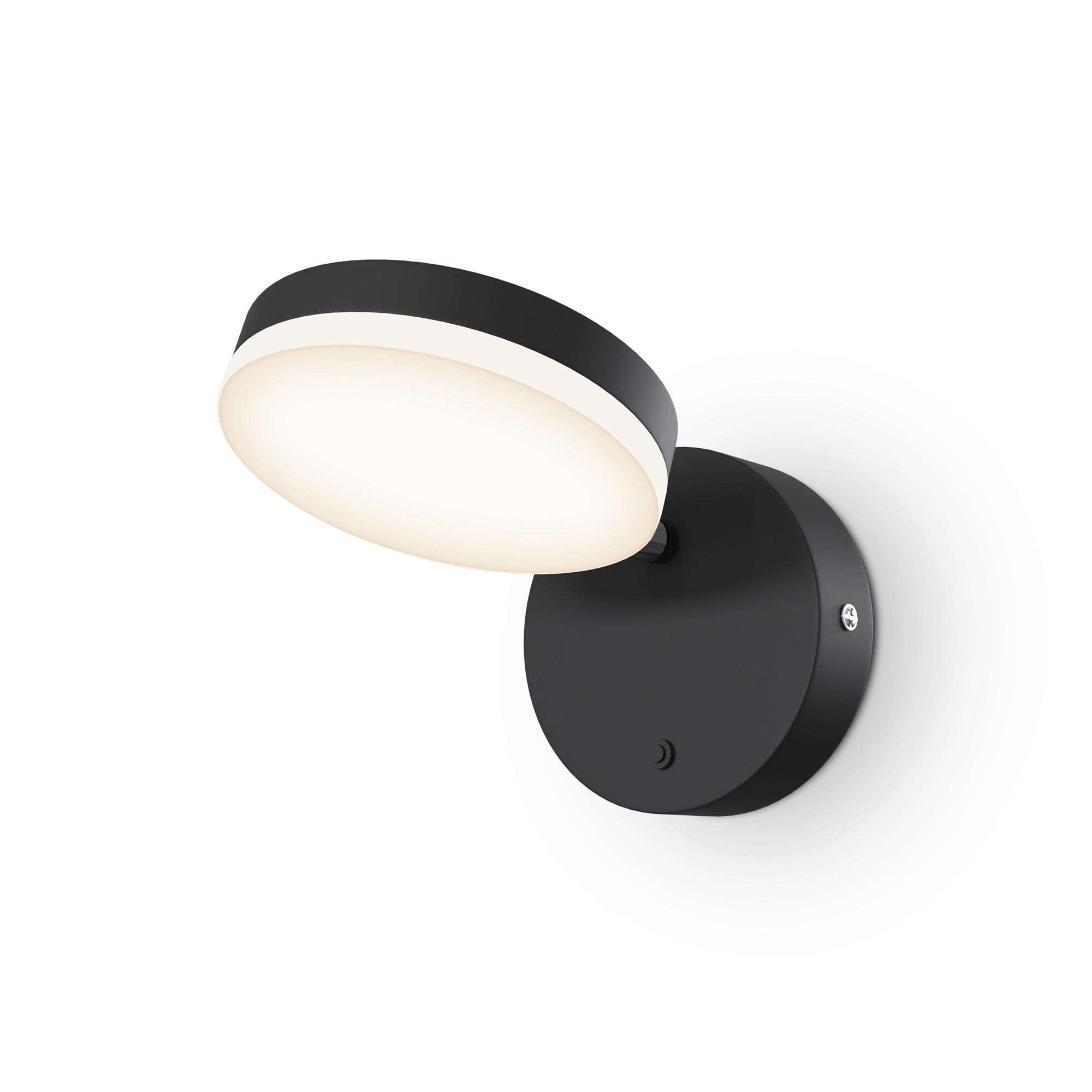 WANDLEUCHTE - Schwarz, Trend, Kunststoff/Metall (10,6/12/19,1cm) - MAYTONI