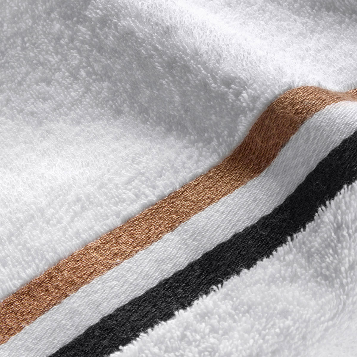 DUSCHTUCH 70/140 cm BLINEA  - Weiß, Design, Textil (70/140cm) - Hugo Boss