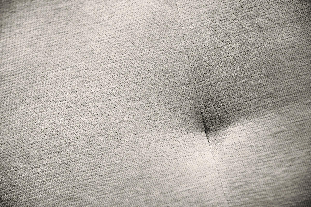 ECKSOFA in Chenille Silberfarben  - Silberfarben/Schwarz, Modern, Kunststoff/Textil (184/269cm) - Trendmanufaktur
