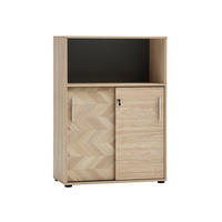 AKTENSCHRANK Eichefarben  - Eichefarben, MODERN, Holzwerkstoff (80,1/113,4/38,2cm) - MID.YOU