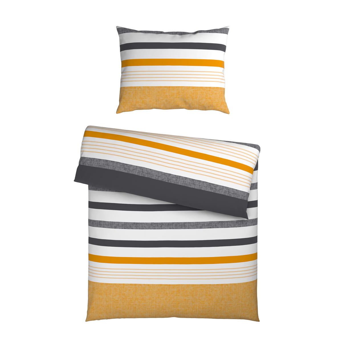 POVLEČENÍ, renforcé, žlutá, 140/200 cm - žlutá, Basics, textil (140/200cm) - Novel