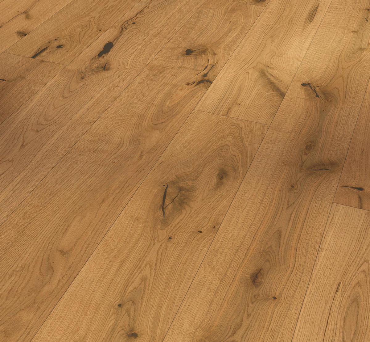 PARKETTBODEN Parkett Basic 11-5 Character  per  m² - Eichefarben, Basics, Holz (220/18.5/1.15cm) - Parador