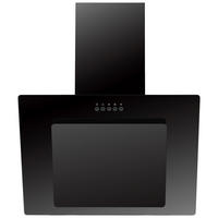 DUNSTABZUGSHAUBE CH21060SBZ  - Schwarz, Trend, Glas/Metall (59,8/72,7-110,7/30,5cm) - Respekta