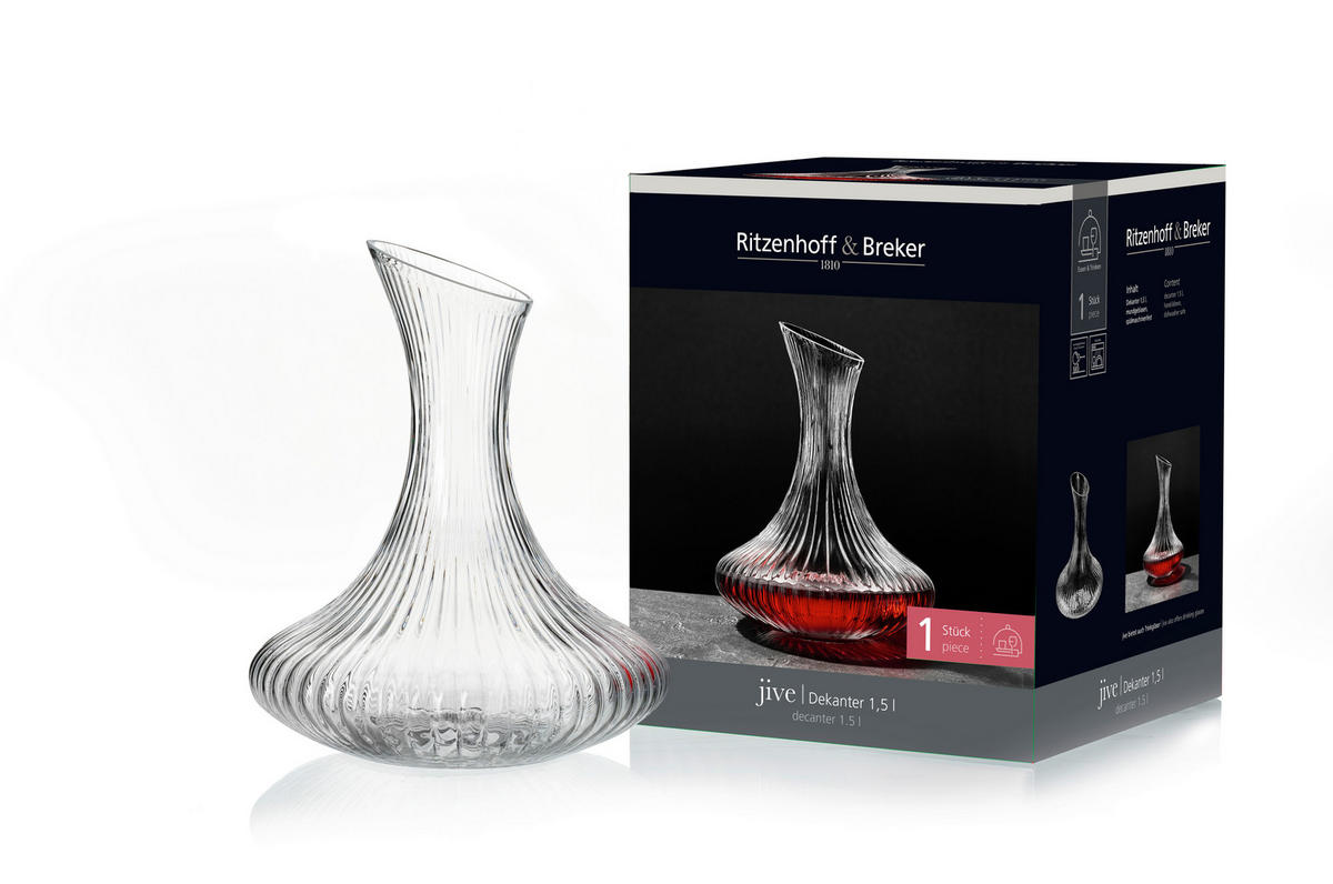 DEKANTER 1.5 L  - Klar, KONVENTIONELL, Glas (1,5l) - Ritzenhoff Breker
