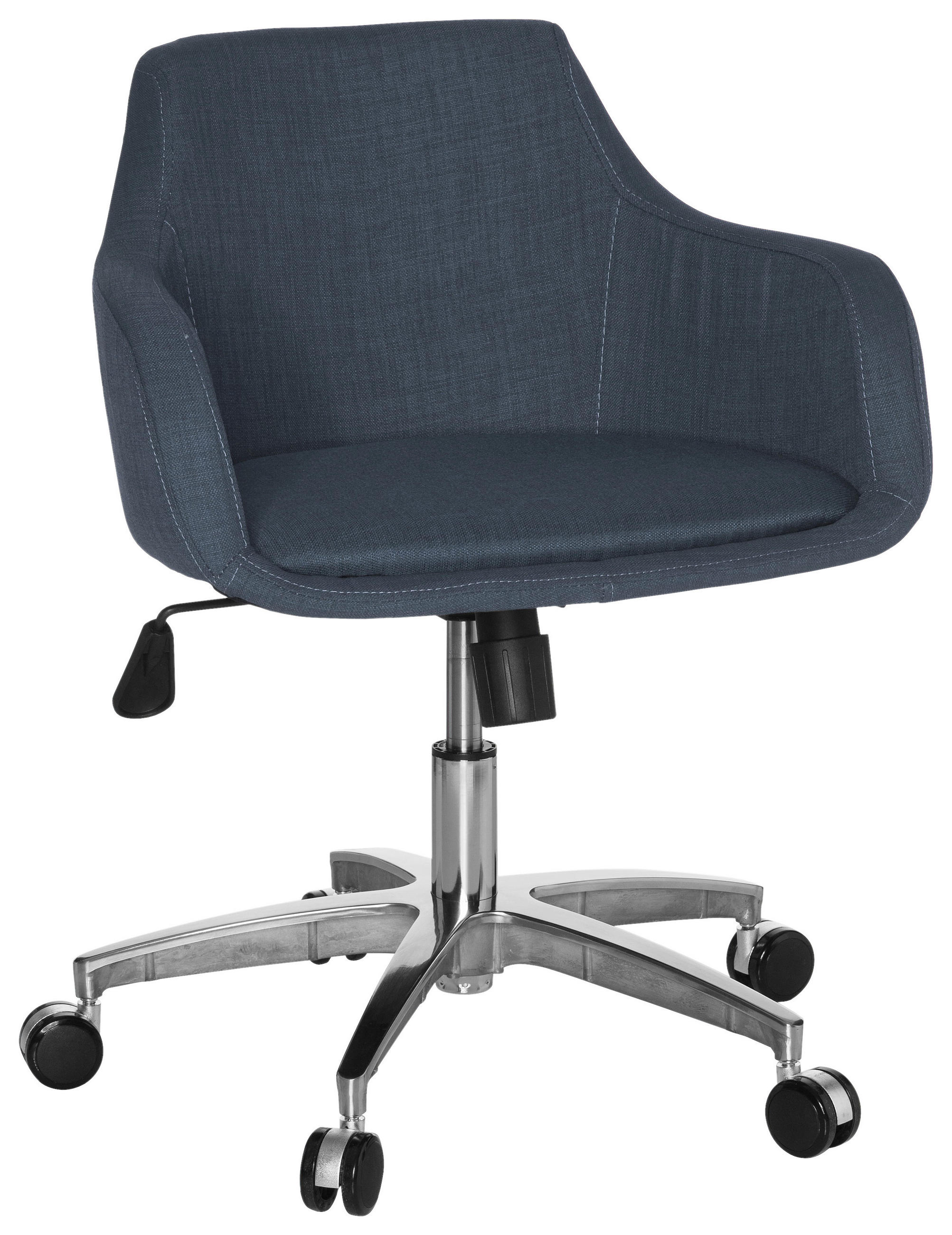 DREHSTUHL Flachgewebe Dunkelgrau  - Dunkelgrau, MODERN, Kunststoff/Textil (55/86/41cm) - MID.YOU