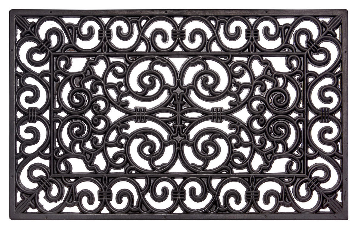 FUßMATTE 45/75 cm Mix Mats  - Schwarz, Basics, Kunststoff (45/75cm) - Esposa