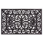 FUßMATTE 45/75 cm Mix Mats  - Schwarz, Basics, Kunststoff (45/75cm) - Esposa