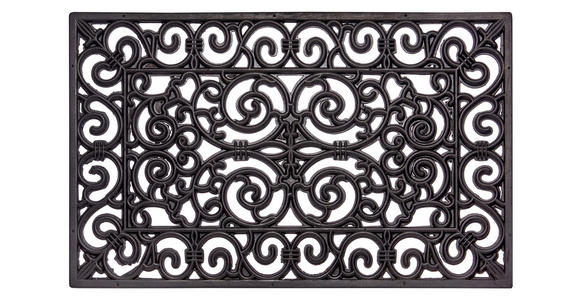 FUßMATTE 45/75 cm Mix Mats - Schwarz, Basics, Kunststoff (45/75cm) - Esposa
