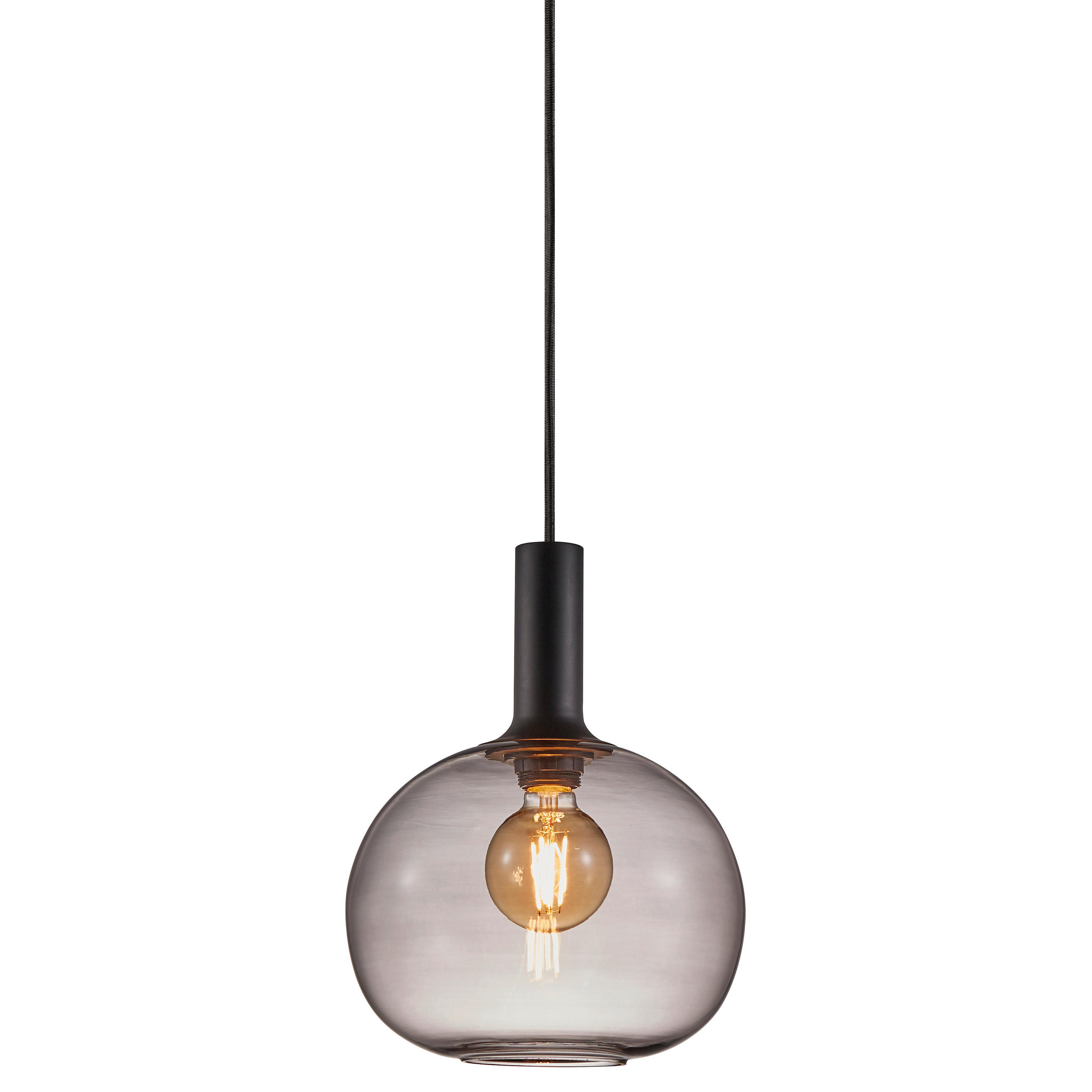 HÄNGELEUCHTE 25/325 cm   - Schwarz, Basics, Glas/Metall (25/325cm) - Nordlux
