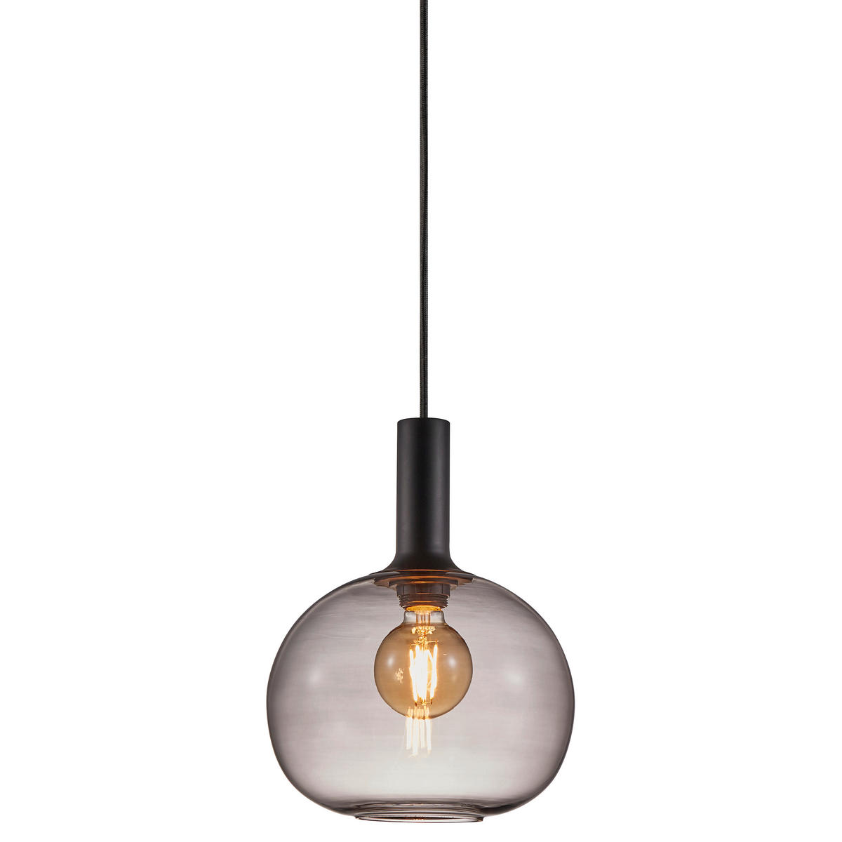 HÄNGELEUCHTE 25/325 cm   - Schwarz, Basics, Glas/Metall (25/325cm) - Nordlux