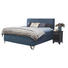 BOXSPRINGBETT 180/200 cm INKL. Matratze, Topper - Petrol/Kupferfarben, KONVENTIONELL, Textil/Metall (180/200cm) - JENSEN