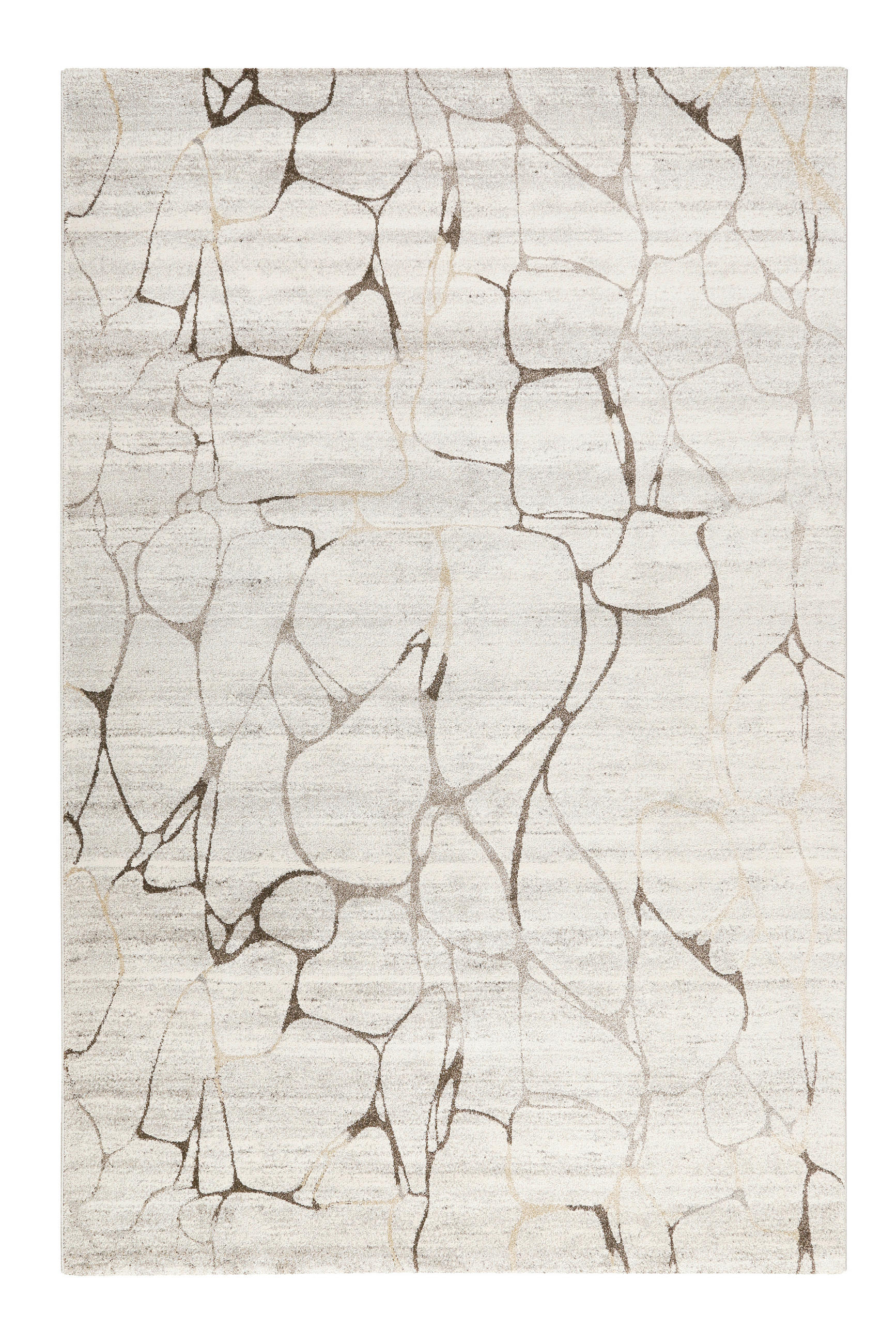 WEBTEPPICH 120/170 cm Solo Fields Taupe, Beige  - Taupe/Beige, Design, Textil (120/170cm) - WECON HOME