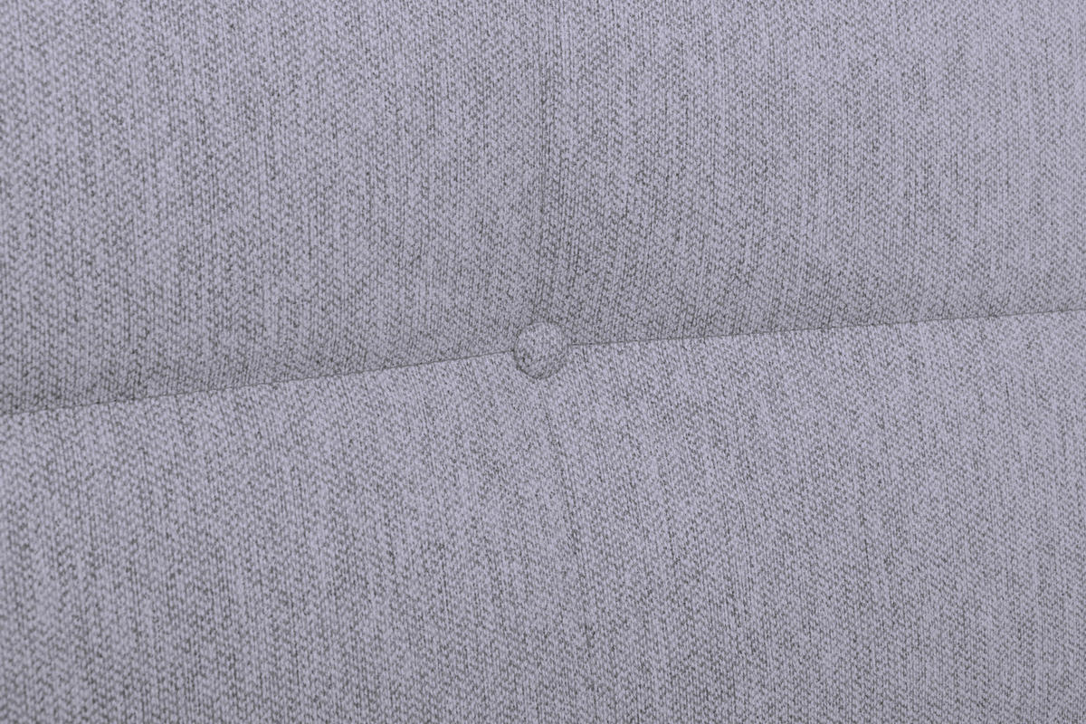 KANAPÉÁGY világosszürke  - világosszürke/Wotan tölgy, Konventionell, textil/fa (222/93/99cm) - MID.YOU