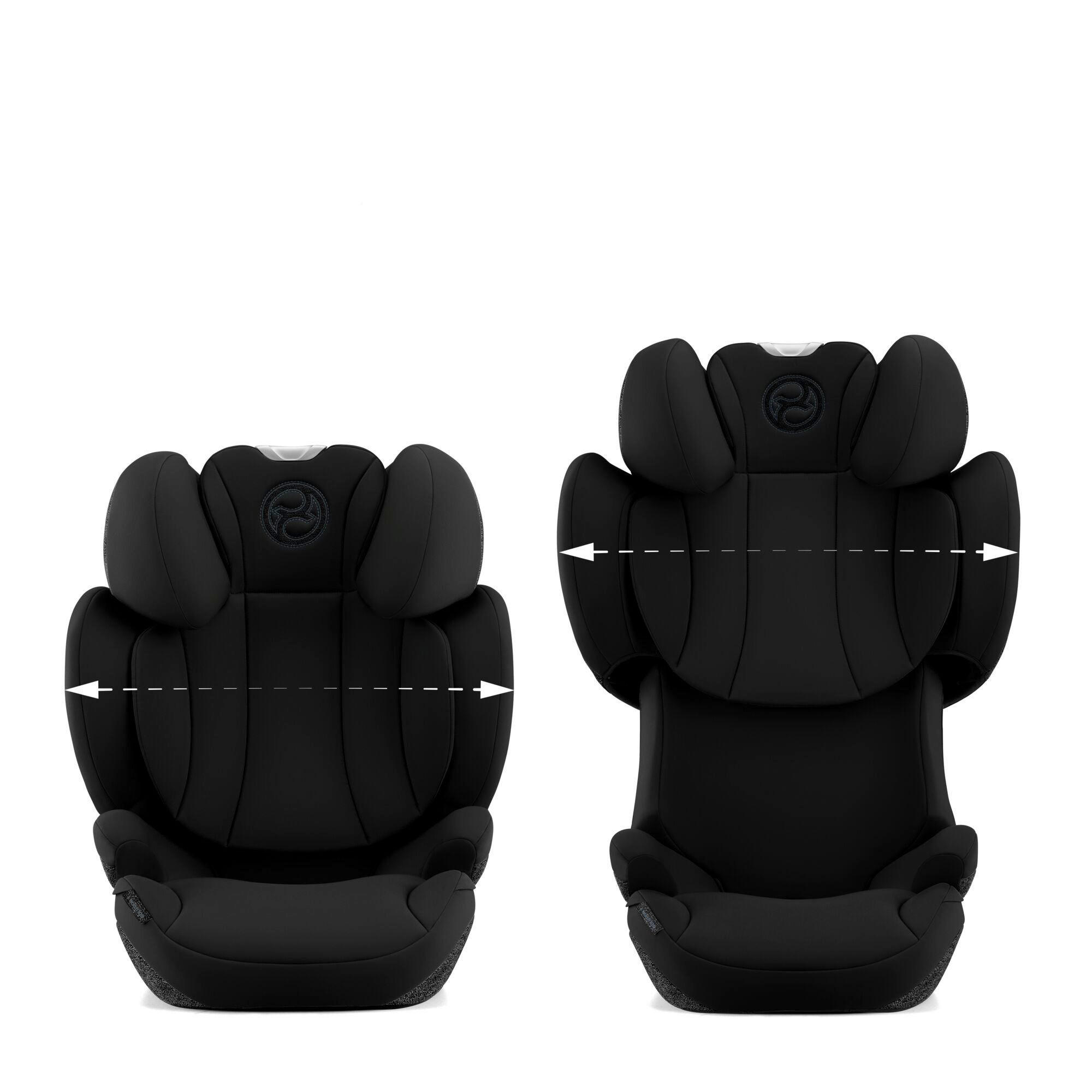 KINDERAUTOSITZ Solution T i-Fix Sepia Black   - Schwarz, Basics, Kunststoff/Textil (39/50,5/62,5cm) - cybex PLATINUM