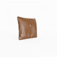 ZIERKISSEN  - Cognac, Design, Leder (71/64/15cm) - Livetastic