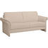 SITZGARNITUR Mikrofaser Beige - Beige/Schwarz, KONVENTIONELL, Kunststoff/Textil (192/85/89cm) - Pure Home Comfort