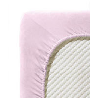 SPANNBETTTUCH Jenny C Single-Jersey  - Rosa, Basics, Textil (100/200cm) - Fleuresse