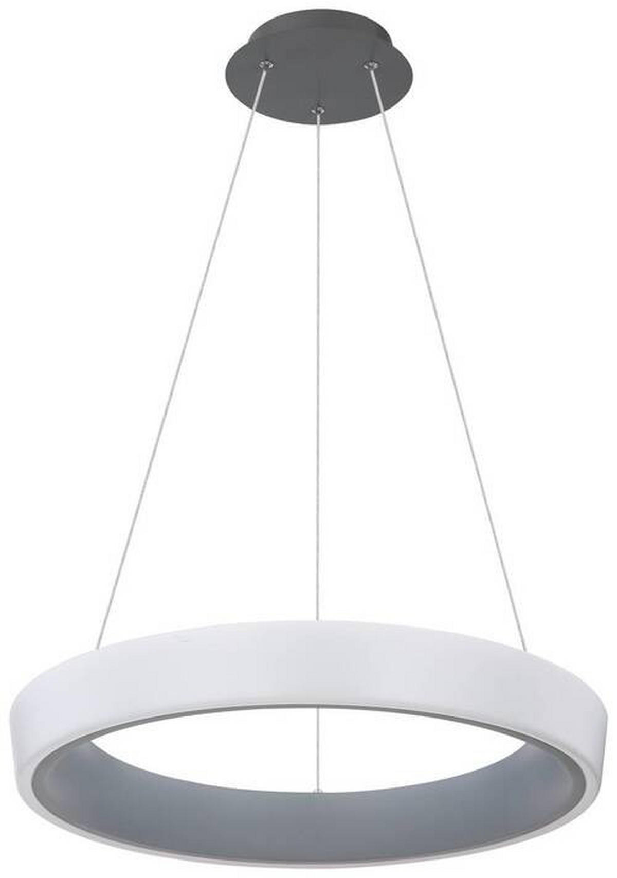 VISEČA LED-SVETILKA  Tabano 36 W//3000-6000 K/230 V/ - opal/antracit, Basics, kovina/umetna masa (50/120cm) - Globo