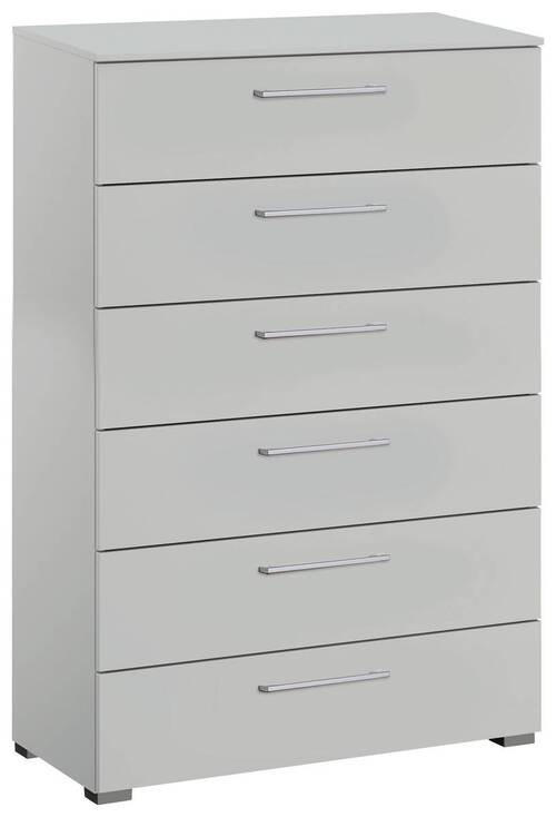 KOMMODE 80/119/42 cm  in Hellgrau  - Silberfarben/Hellgrau, Design, Holzwerkstoff/Kunststoff (80/119/42cm) - Novel