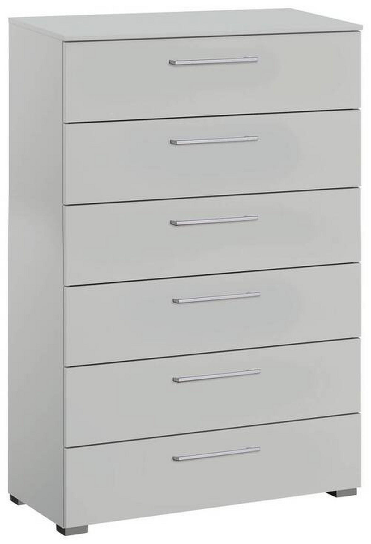 KOMMODE 80/119/42 cm  in Hellgrau  - Silberfarben/Hellgrau, Design, Holzwerkstoff/Kunststoff (80/119/42cm) - Novel