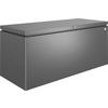 KISSENBOX - Dunkelgrau, Design, Metall (200/90/85cm) - Biohort