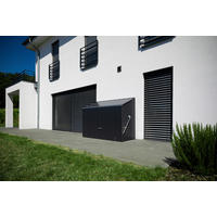 GERÄTESCHRANK 76/139/185 cm  - Anthrazit, Basics, Metall (76/139/185cm)