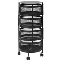 ALLZWECKWAGEN Schwarz  - Schwarz, Design, Kunststoff/Metall (33,5/76cm) - Homeware Profession.