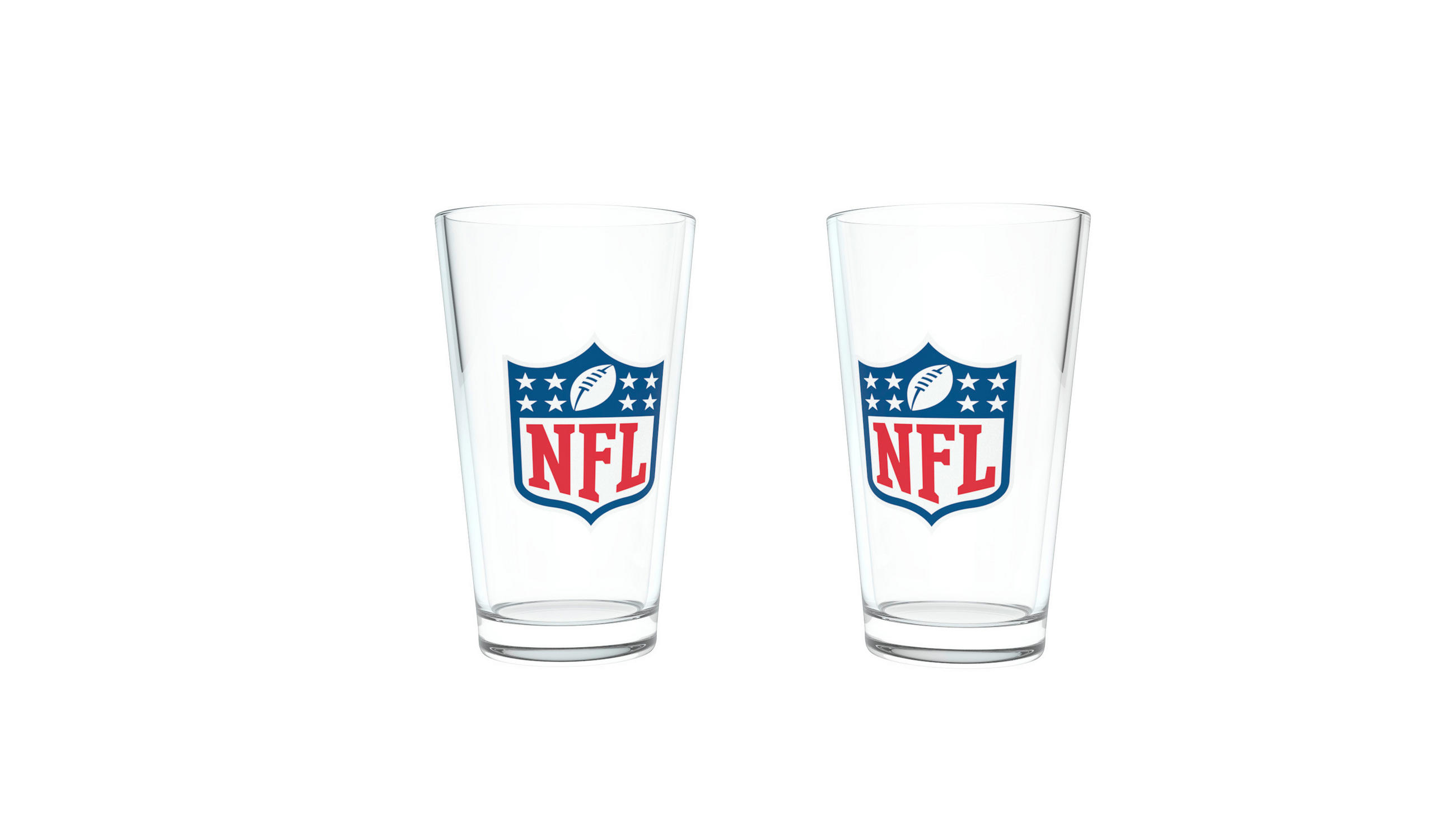 GLÄSERSET  2-teilig  - Blau/Transparent, Basics, Glas (11,5/8,5/10,5cm)