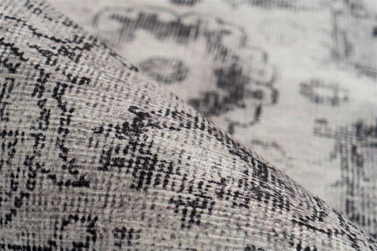 FLACHWEBETEPPICH 140/200 cm Vintage 8400 Hellgrau Hellgrau  - Hellgrau, KONVENTIONELL, Textil (140/200cm)
