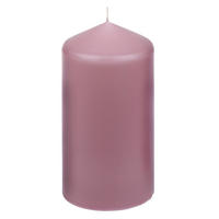 STUMPENKERZE  - Altrosa, Basics (7,7/15,0cm)