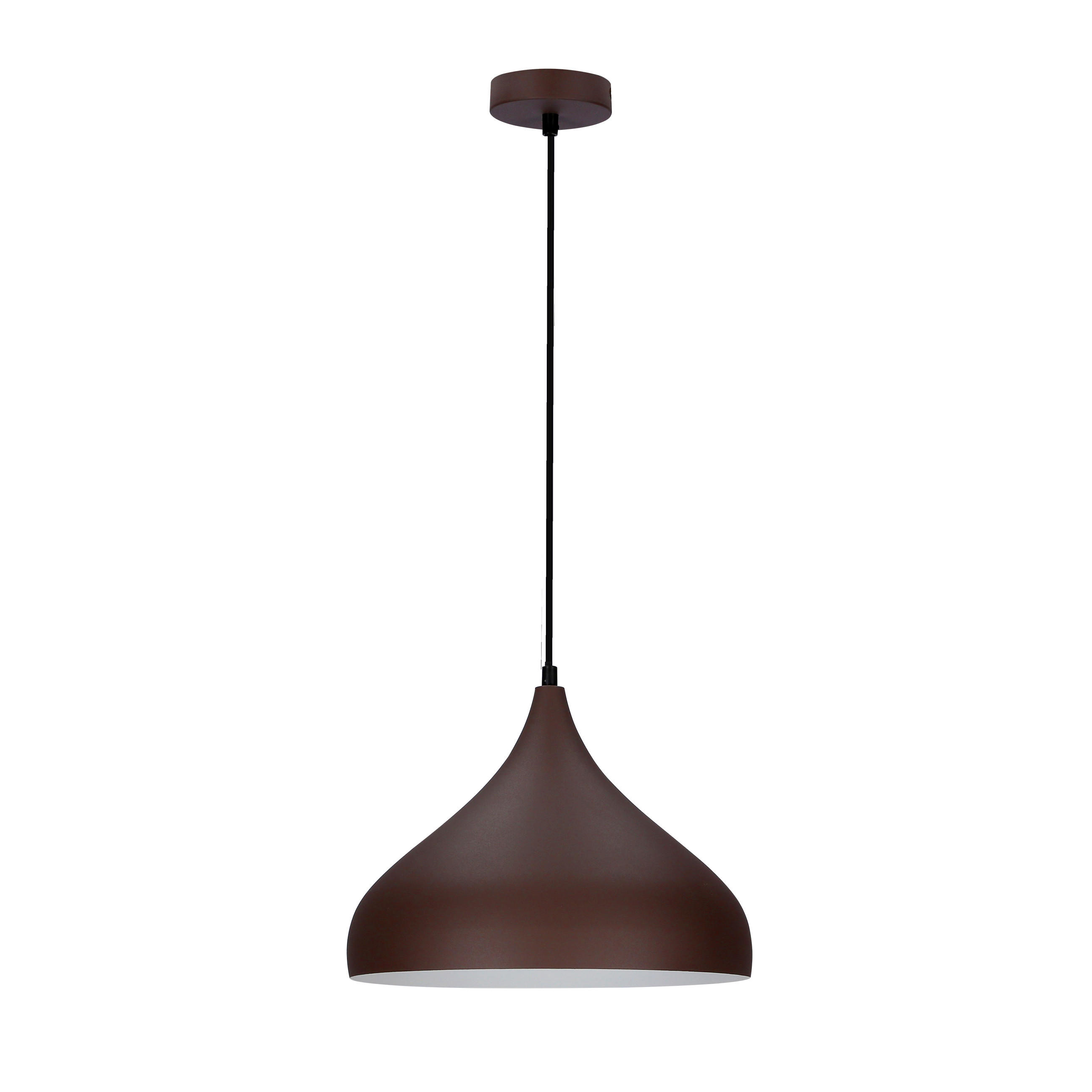PENDELLAMPA Viborg 32/32/90 cm  - brun, Design, metall (32/32/90cm)