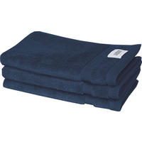 GÄSTETUCH 30/50 cm SW-Cuddly Dunkelblau 3-teilig  - Dunkelblau, Basics, Textil (30/50cm) - Schöner Wohnen