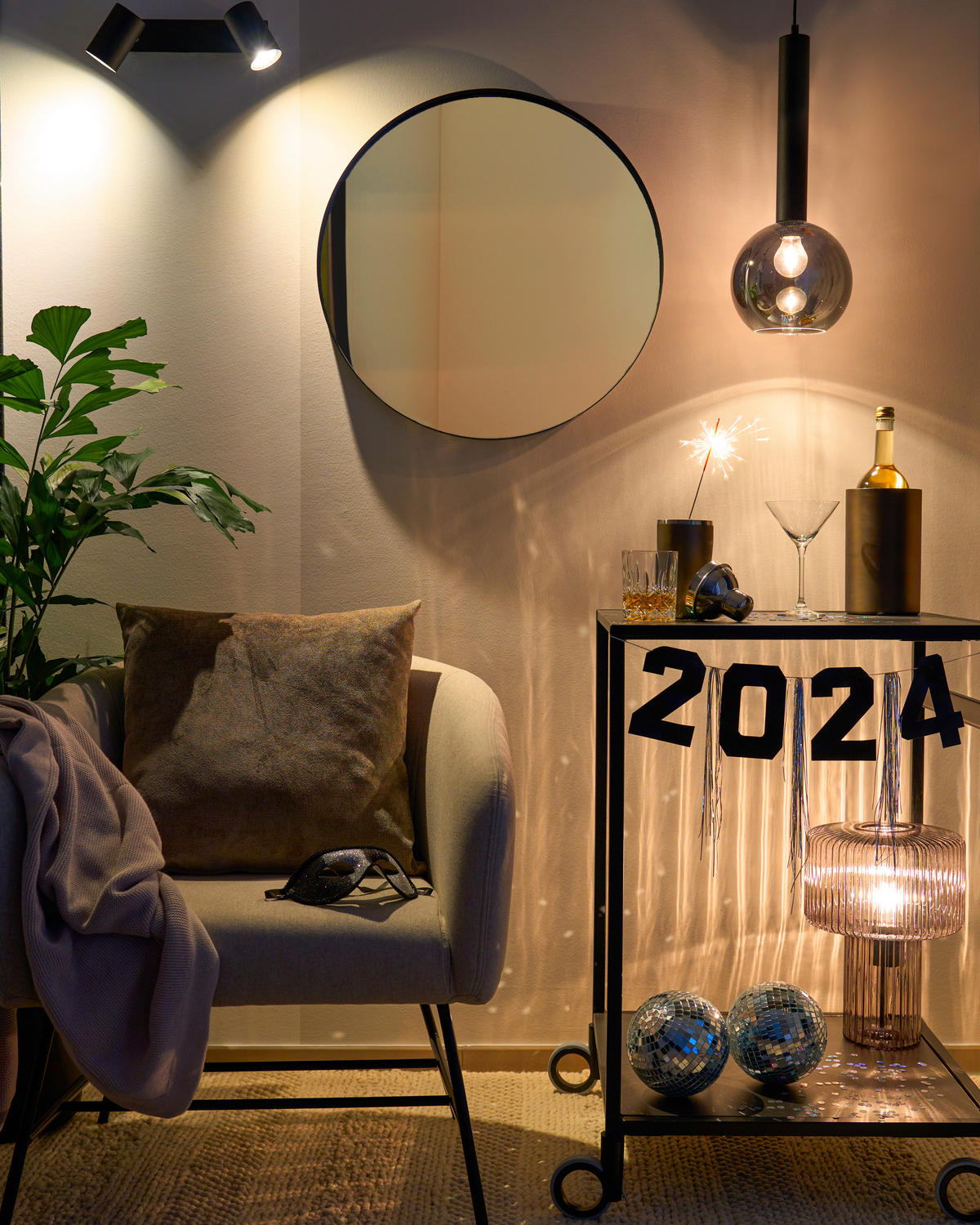 COCKTAILSESSEL Velours Hellgrau  - Hellgrau/Schwarz, Design, Textil/Metall (72/76/67cm) - Ambia Home