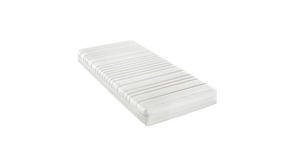 KALTSCHAUMMATRATZE 80/200 cm Höhe ca. 18 cm  - Weiß, Basics, Textil (80/200cm) - Sleeptex