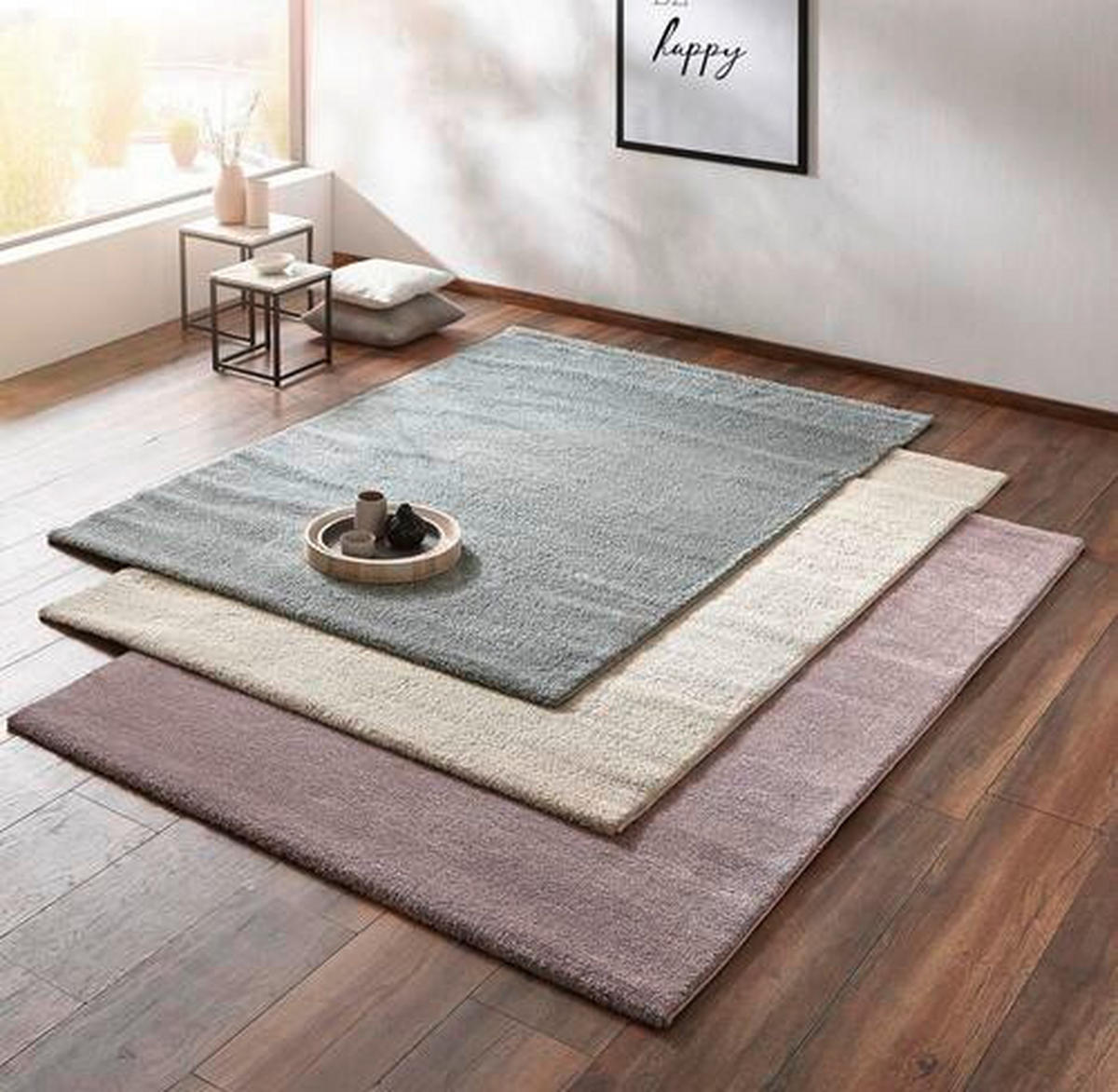 WEBTEPPICH 50/70 cm Lila  - Lila, Basics, Textil (50/70cm) - Novel