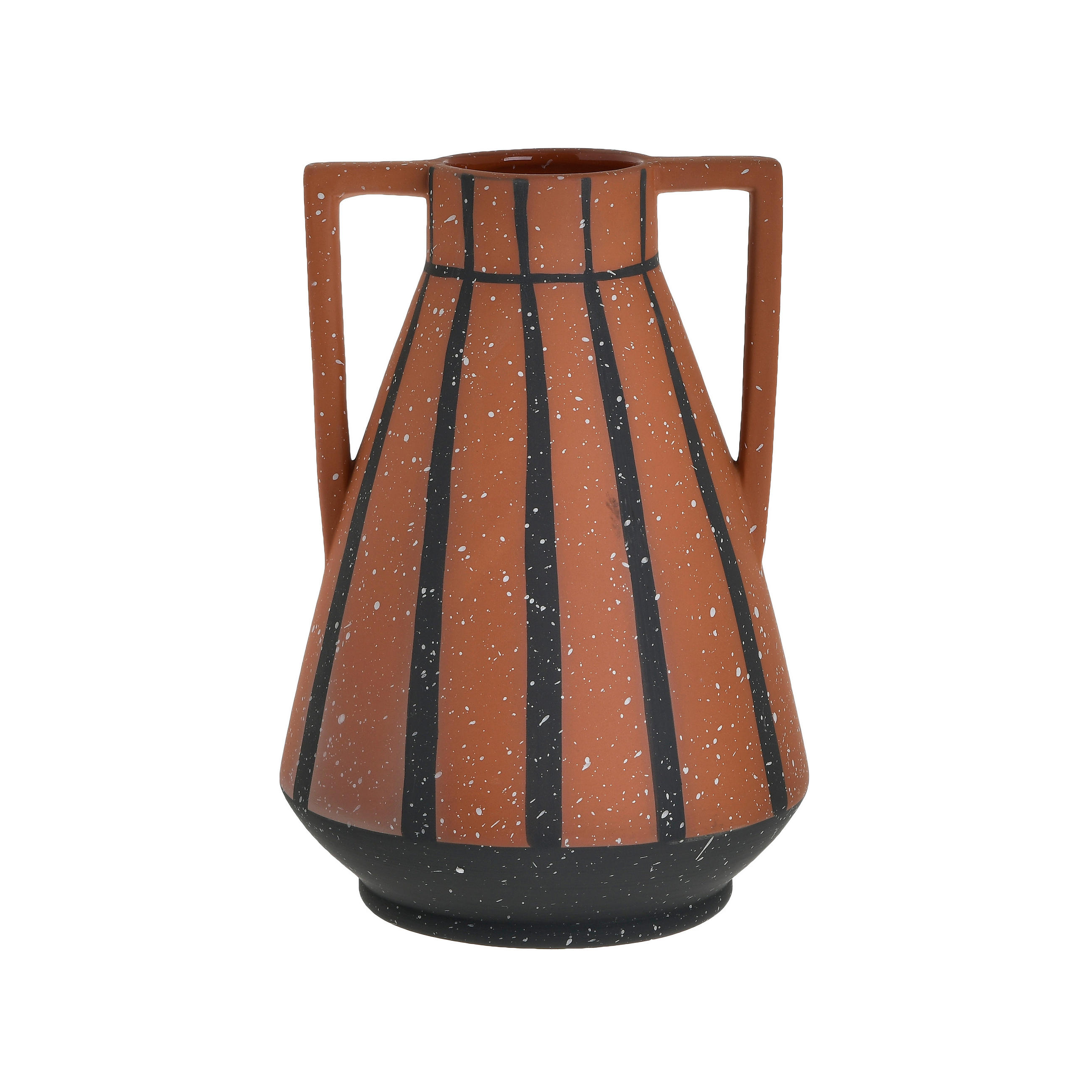 VASE 22 cm  - Dunkelrot, Trend, Keramik (15/15/22cm)