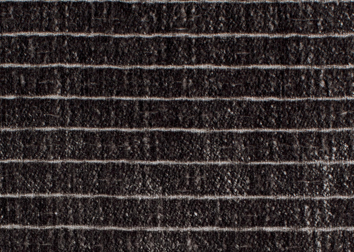 3-SITZER-SOFA in Chenille Anthrazit  - Anthrazit/Schwarz, Design, Kunststoff/Textil (290/86/127cm) - Lomoco