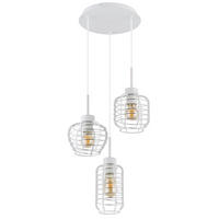 ZÁVĚSNÉ SVÍTIDLO, 37,5/120 cm  - bílá/barvy chromu, Basics, kov/plast (37,5/120cm) - Globo