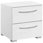 NACHTSCHRANK 40/49/42 cm  - Silberfarben/Alufarben, Design, Kunststoff/Metall (40/49/42cm) - Novel