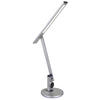 LED-SCHREIBTISCHLEUCHTE 63,5/19/49,9 cm   - Silberfarben/Opal, Design, Kunststoff/Metall (63,5/19/49,9cm) - Globo