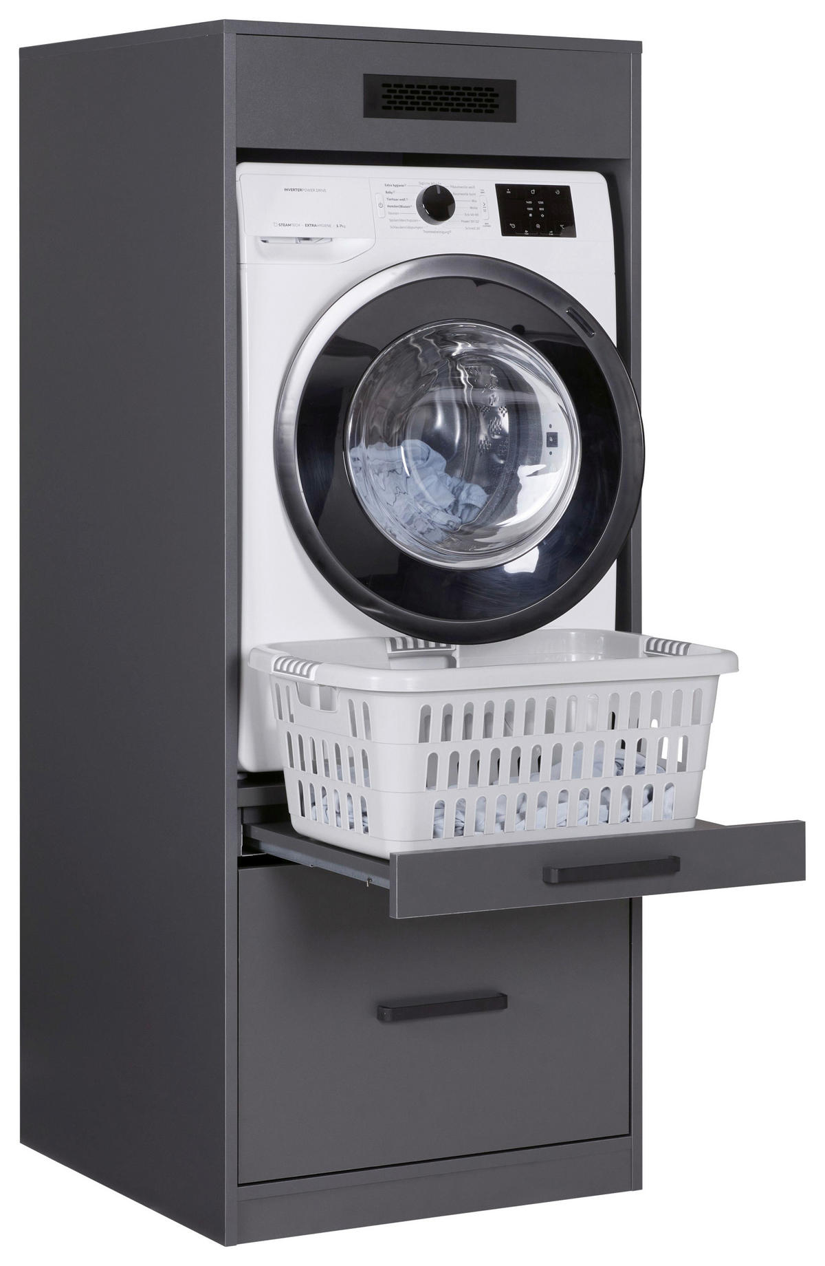 HAUSWIRTSCHAFTSRAUM 201/164/68 cm  in Anthrazit  - Anthrazit, MODERN, Holzwerkstoff (201/164/68cm) - home24