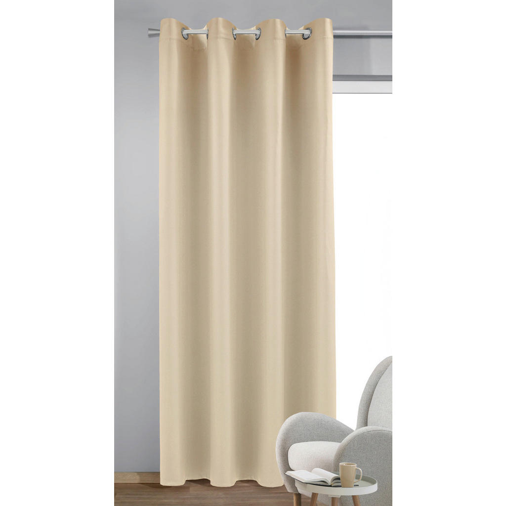 Thumbnail - Xxxl Fertigvorhang, Champagner, Textil, Uni, 140x245 cm, Oeko-Tex® Standard 100, Wohntextilien, Gardinen & Vorhänge, Ver...