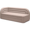 RÉCAMIERE in Webstoff Beige  - Beige/Schwarz, Design, Kunststoff/Textil (86/80/223cm) - MID.YOU