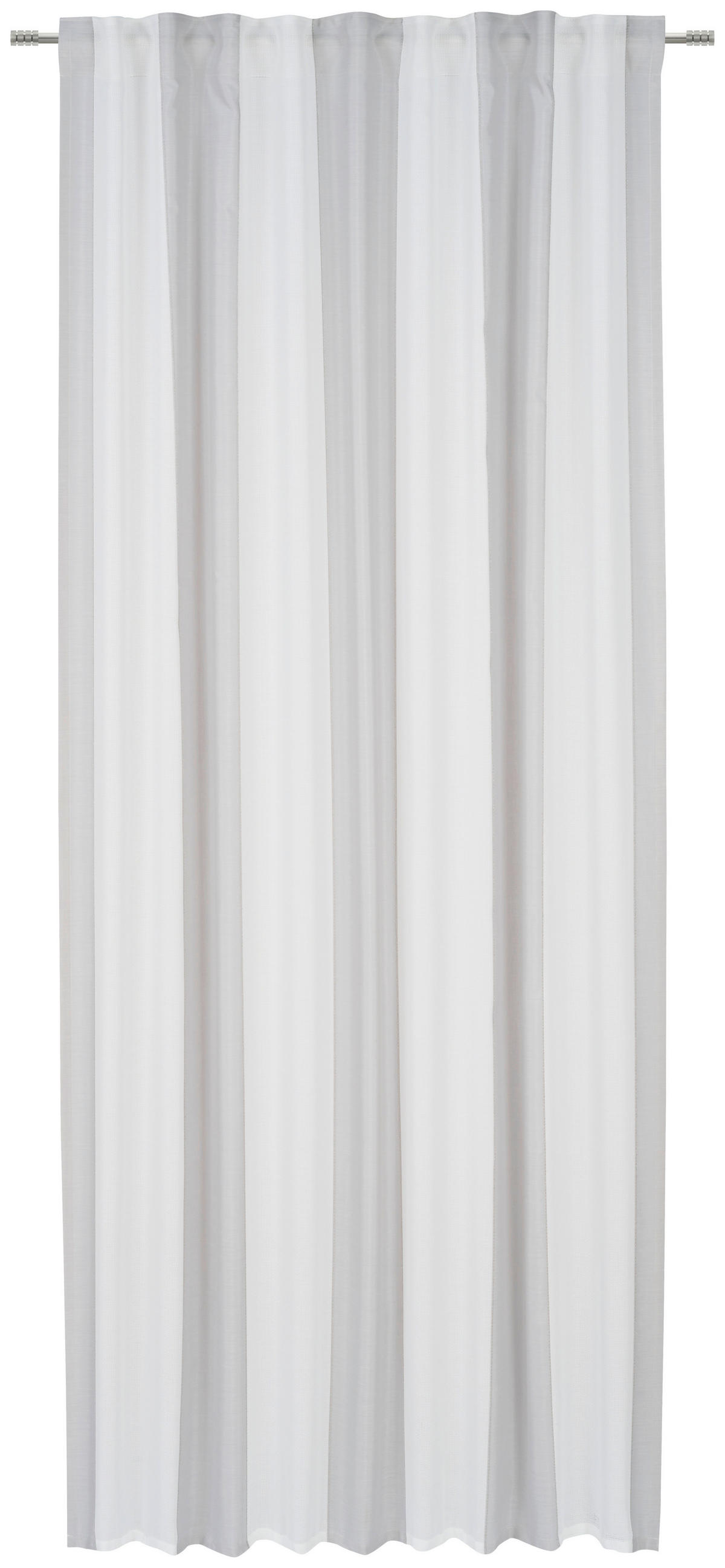 ZAVJESA SA SKRIVENIM OMČAMA siva  140/245 cm  - siva, Basics, tekstil (140/245cm) - Esposa