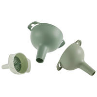 TRICHTER-SET - Petrol/Creme, Basics, Kunststoff - Homeware Profession.