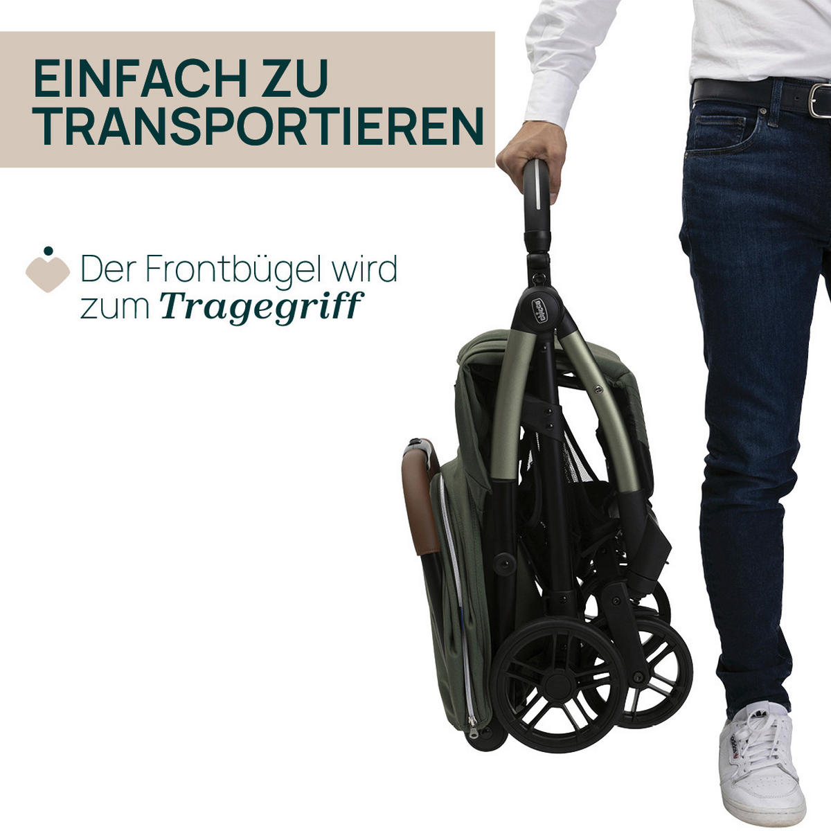 BUGGY GOODY XPLUS  - Grün, Basics, Textil/Metall (47/86/106cm) - Chicco
