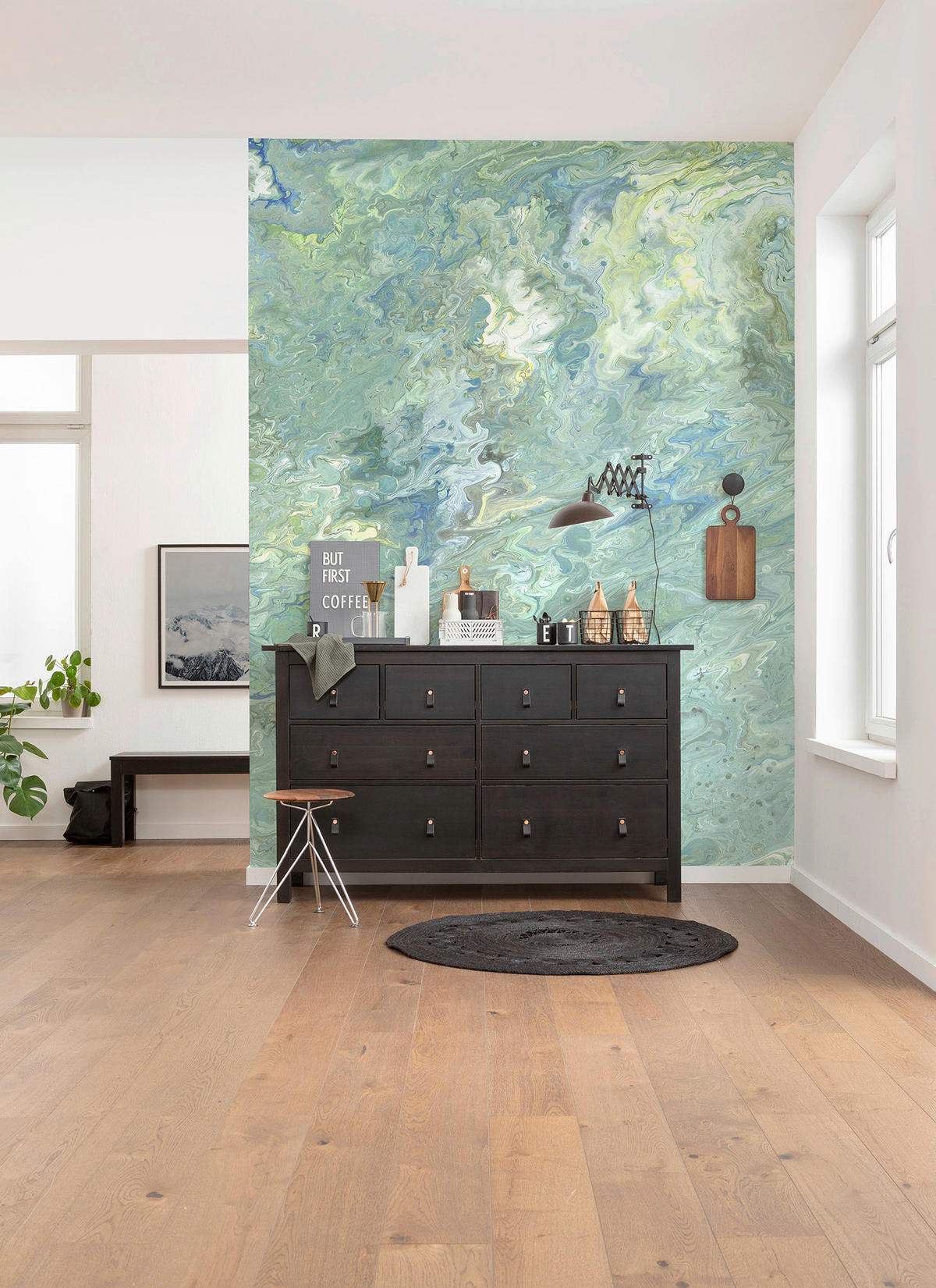 VLIESTAPETE  - Blau/Gelb, Basics (200/250cm) - Xora