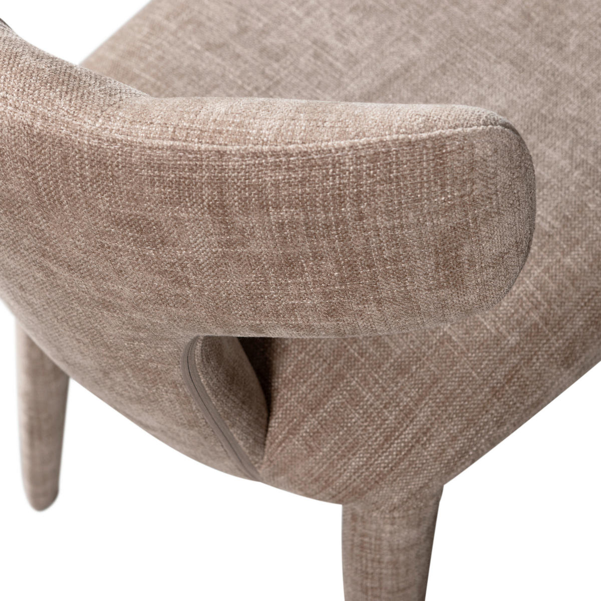 STUHL-SET 2 Stück  in Webstoff  - Sandfarben, MODERN, Textil (52/78/53cm) - Livetastic