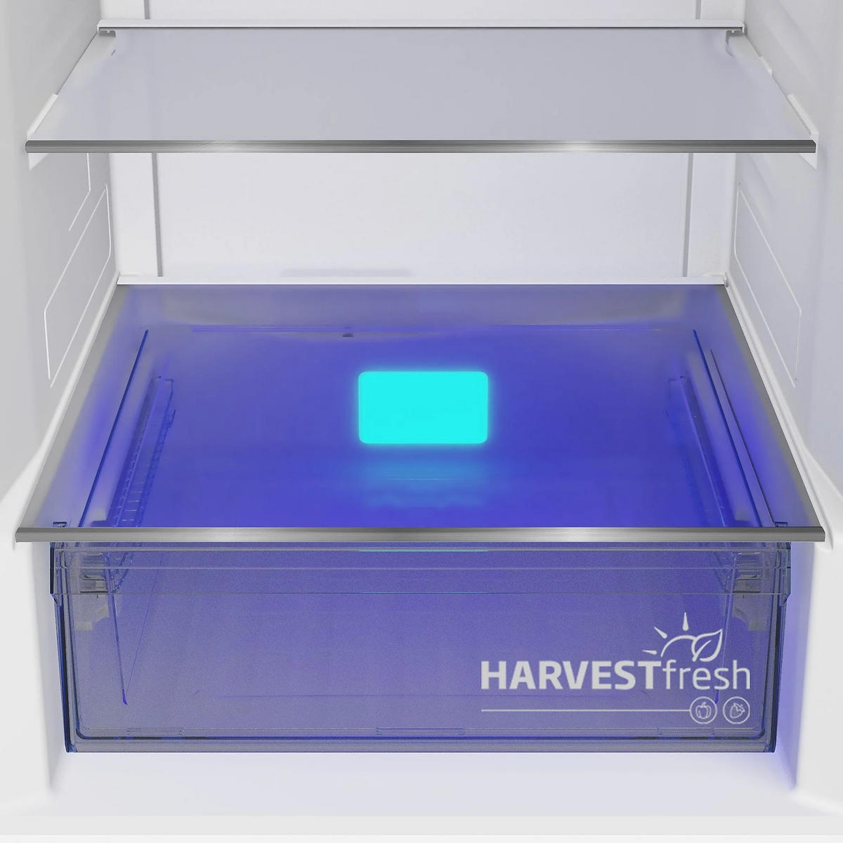 KÜHL-GEFRIER-KOMBINATION B5RCNA366HXB1  - Edelstahlfarben, Basics, Metall (59,5/186,5/66,3cm) - Beko